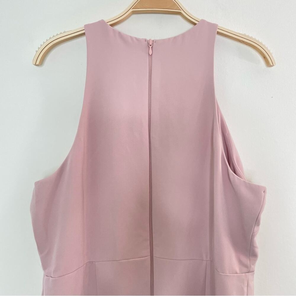 Show Me Your Mumu Chicago High Neck Gown Vintage Rose Stretch Crepe XL Formal - Picture 6 of 10